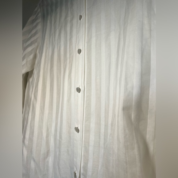 Intermix Gretchen Striped Button-Down Shirt - Picture 9 of 9